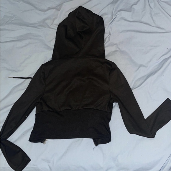 Cropped Zip-Up Sweater - Picture 3 of 3